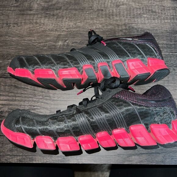 Adidas CC Ride Black and Pink Clima Cool Sneakers Size 8.5 - Picture 4 of 12